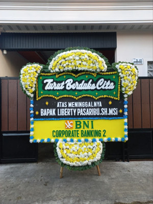 Papan Bunga Duka di Langowan Selatan