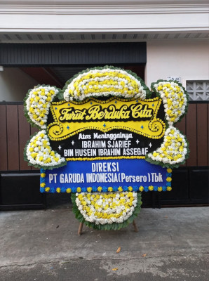 Papan Bunga Duka di Langowan Selatan
