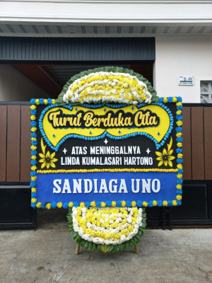 Papan Bunga Duka di Langowan Selatan