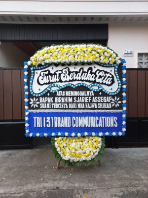 Papan Bunga Duka di Langowan Selatan